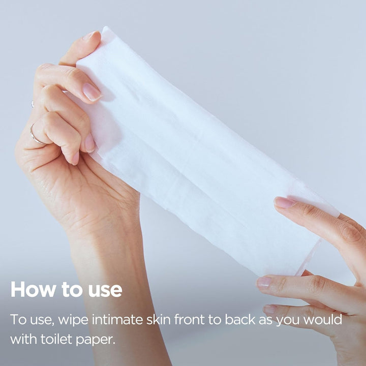 Intimate Wipes - Flushable & Biodegradable Disposable Feminine Hygiene Vaginal Cloths with Calendula & Aloe Extracts - Freshening, Soothing, Ph Balanced, Hypoallergenic – Pack of 6 X 25 Wipes