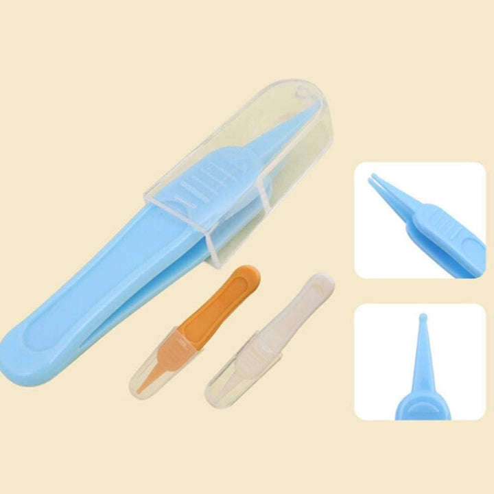Baby Care Ear Nose Navel Reusable Plastic Clean Tweezer Infant Tweezers Baby Supplies .Nice and Deft