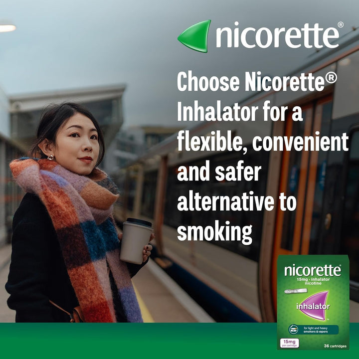 15Mg Nicotine Inhalator. 20 Catridges, Quit Smoking Aid or Vaping Cessation Aid. Flexible and Convenient Stop Smoking or Stop Vaping Aid