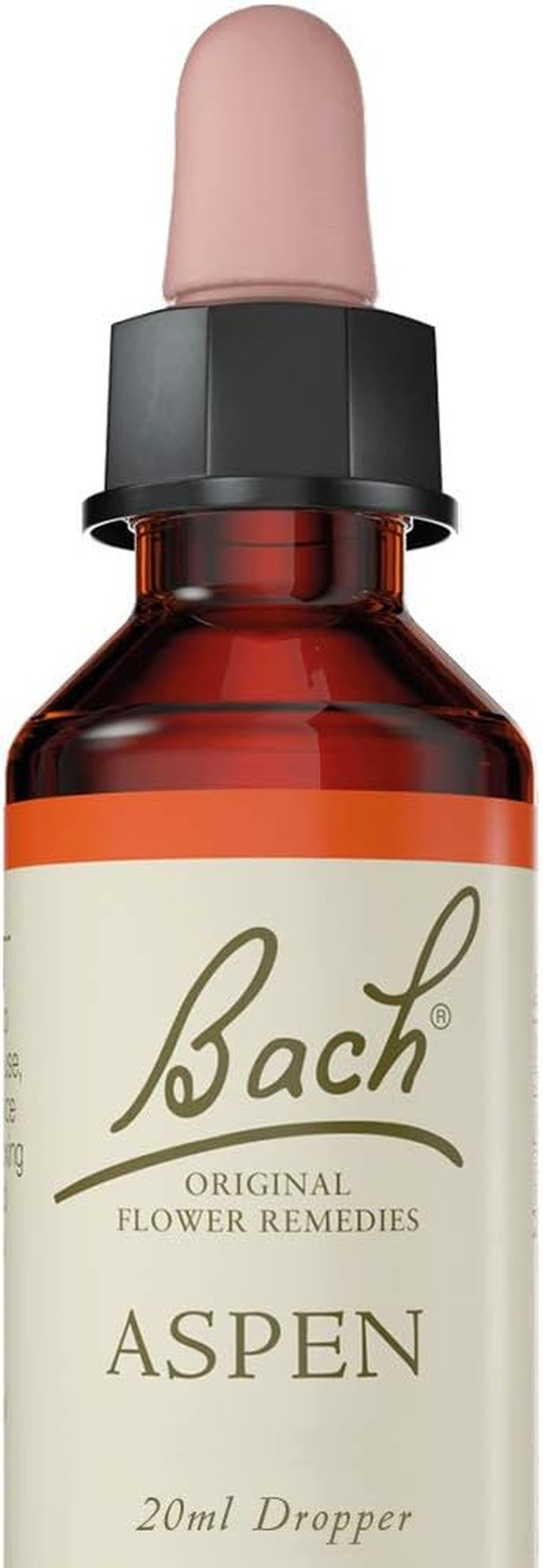 Bach Original Flower Remedies (Aspen) Face Your Fears, Feel Secure, Emotional Wellness, Natural Flower Essence, 20Ml