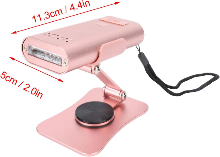 Hair Extension Light, Aluminum Alloy, Fast Curing 5 Sec LED Hair Extension Lamp with 3000Mah Battery for Home and Salon Use (Style 2 (105X52Cm / 41.3X20.5In))