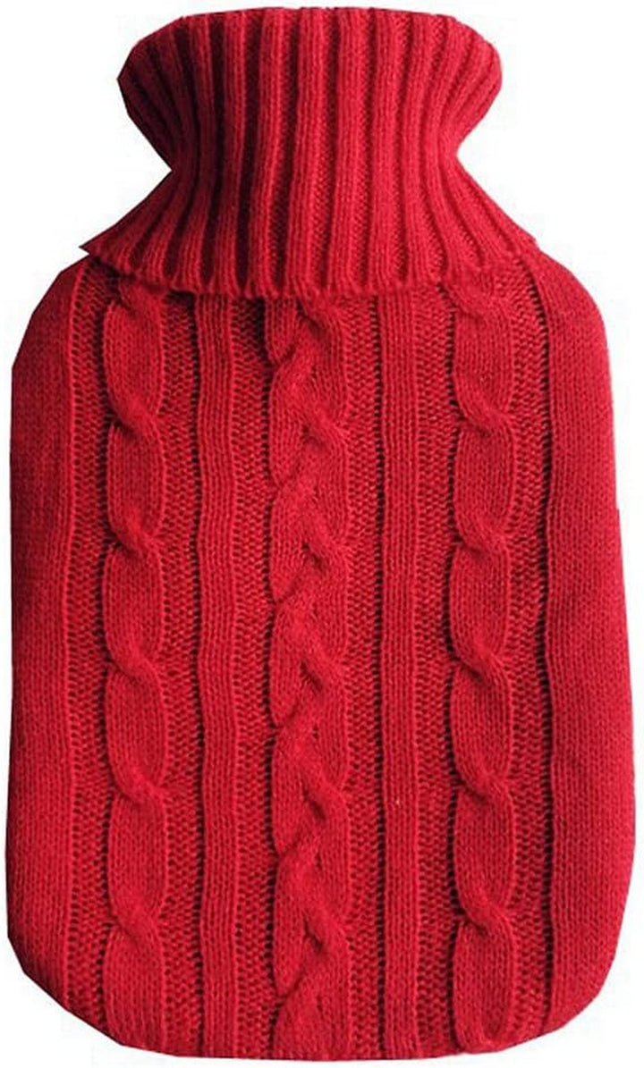 Knitted Cover for Hot Water Bottle, Cream Knitted Insulator, Knitted Winter Accessories, Perfect Xmas/Mother'S Day/Valentine'S Day Gift for Her