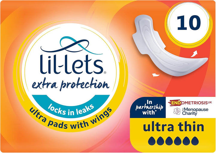 Extra Protection Pantyliners X 30 (1 Pack), for Multi-Fluid Absorption, Light Bladder Weakness, Discharge or Spotting