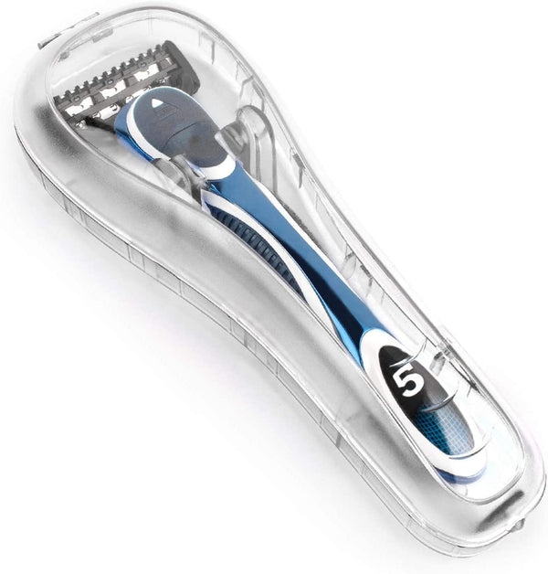 Portable Travel Razor Protector Case for Manual Razor System (6.41" X 2.4" X 1.18"), 1PC