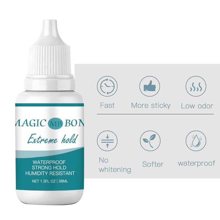 Lace Wig Glue - 38Ml Strong Hold Invisible Bonding Adhesive for Wigs - Waterproof Latex-Free and Oil-Resistant Adhesive