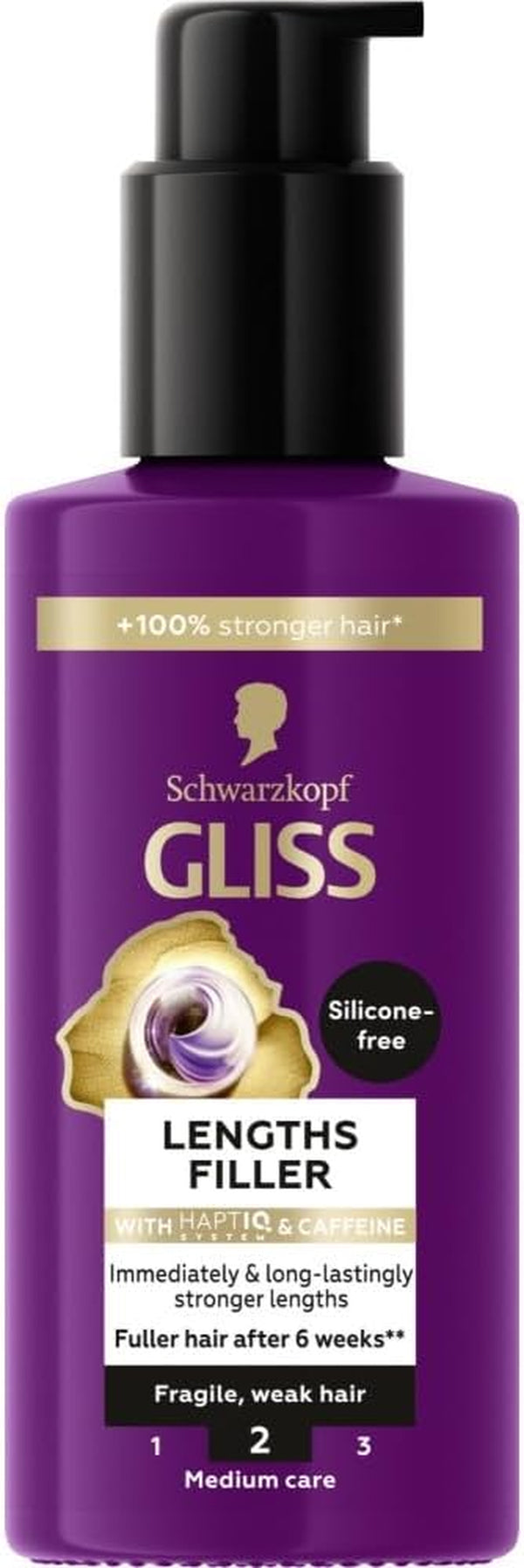 Gliss Lenghts Filler for Stronger Lenghts, Pack of 1, 100 Ml