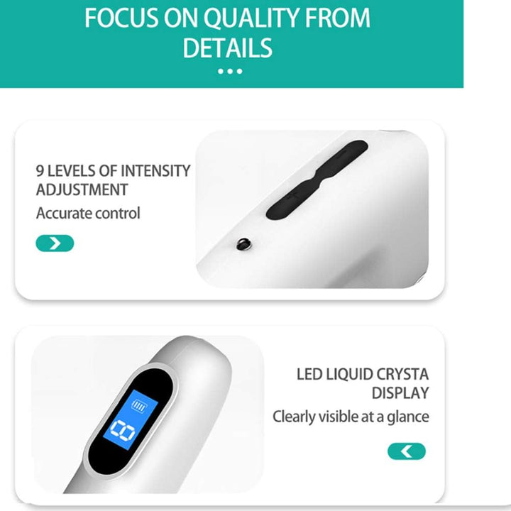 Portable Laser Acupuncture Pen with Digital Display Electroacupuncture Point Muscle Stimulator Device Gifts for Parents