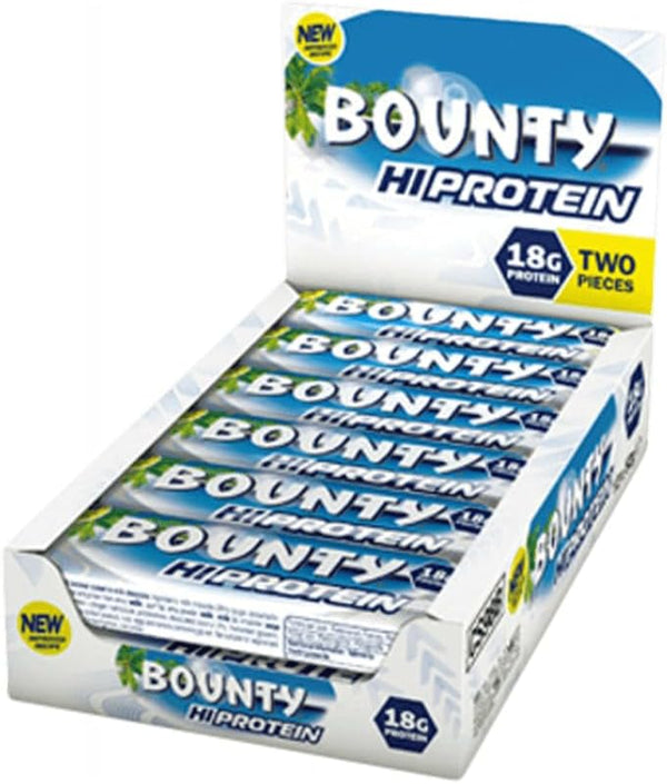 - Hi Protein Bars | 12 X 52G Pack, High Protein Energy Snack with Milk Chocolate and Coconut, 18G of Protein per Bar