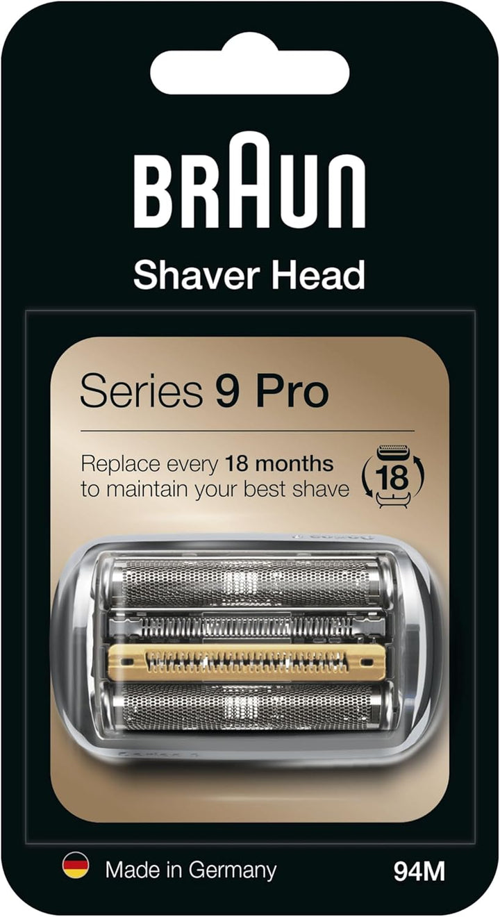 Series 9 PRO+ Electric Shaver ORIGINAL Replacement Head, Get Back 100 Percent Shaving Performance, Compatible with Series 9 Shavers, Made in Germany , 96M