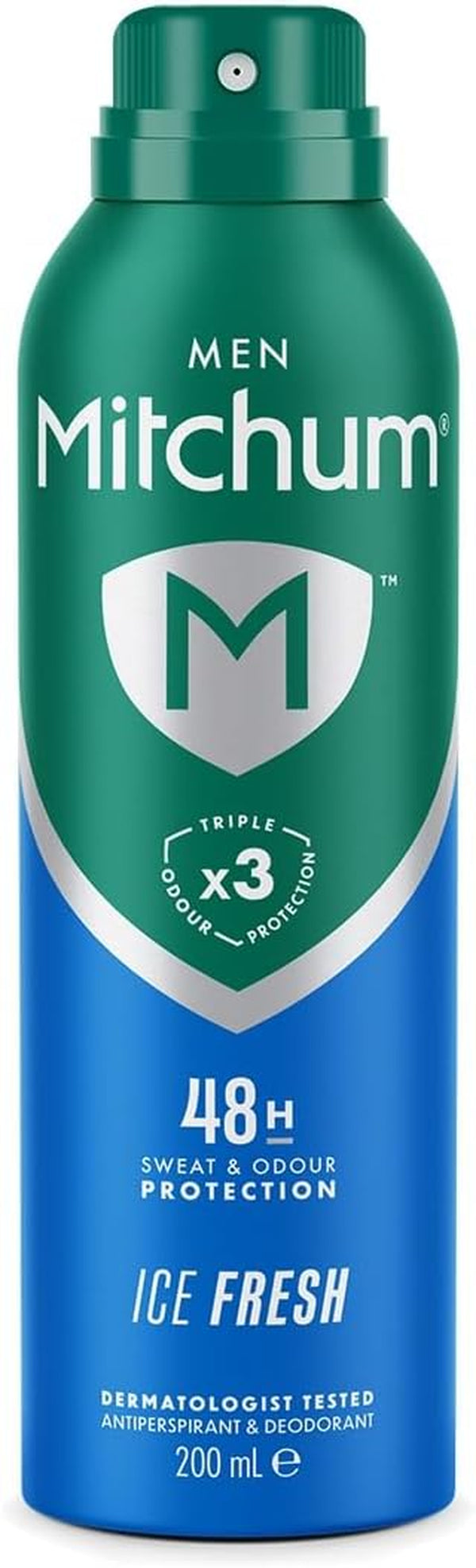 Men Triple Odor Defense 48H Protection Deodorant Spray, 200Ml