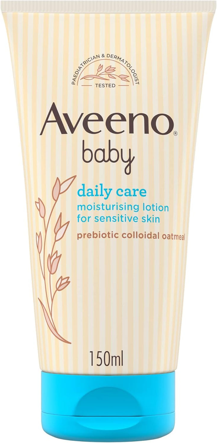 Daily Care Moisturising Lotion (1 X 250Ml), Fast-Absorbing Face and Body Baby Lotion with Prebiotic Colloidal Oatmeal, Protects & Moisturises Skin for 24 Hours, for Sensitive Skin