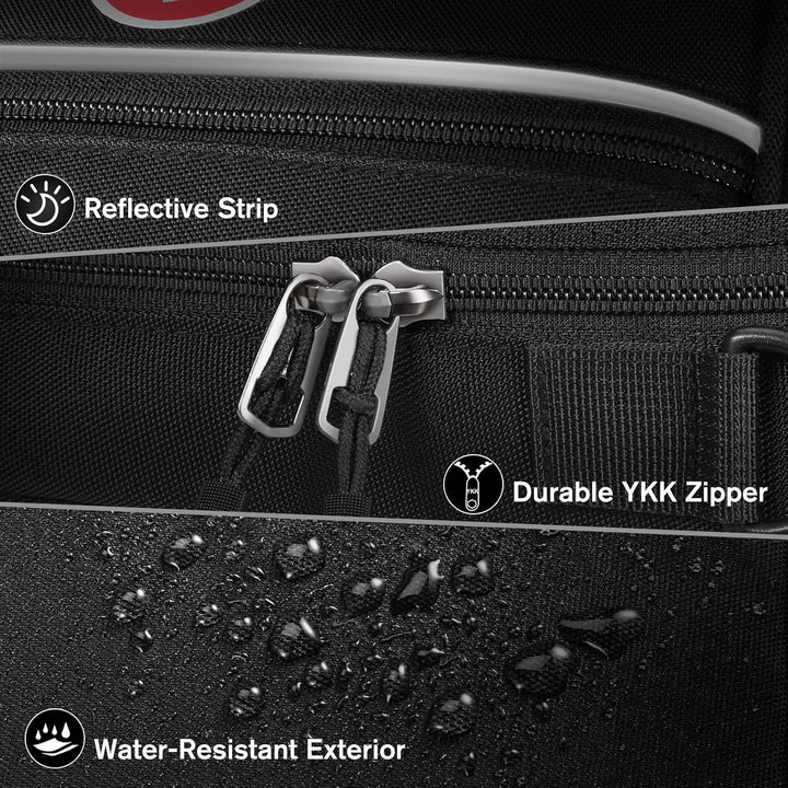 Insulin Cooler Epipen Carrying Case Insulated, Travel Medication Diabetes Supplies Organizer Bag with Shoulder Strap for Asthma Inhaler, Auvi-Q, Allergy Medicine Essentials, (Black)