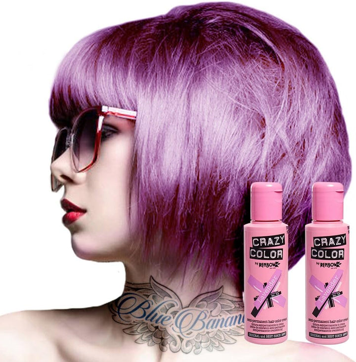 2X  Semi-Permanent Hair Dye 2X 100Ml (Fire Red)