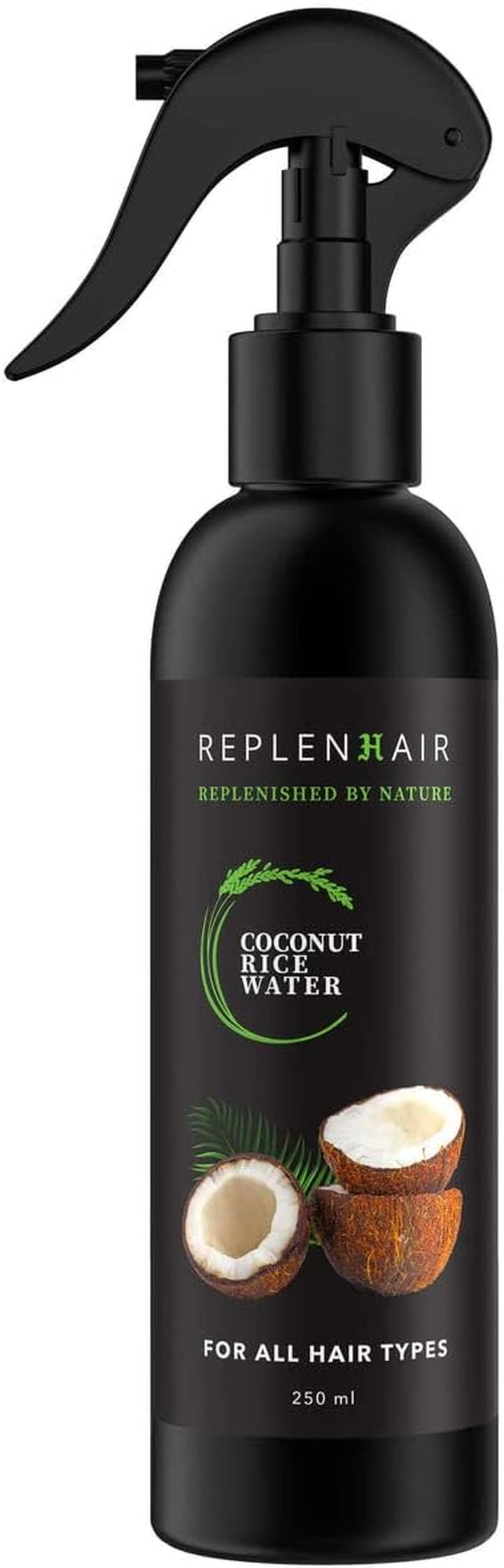 Rice Water Coconut Hair Growth Spray - Leave in Conditioner Infused with Coconut Oil Hair & Essential Oil for Hair Growth, Reduces Hair Fall, Dandruff & & Promotes Thicker Hair - 250Ml