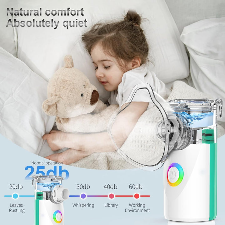 Household Mist Machine Rechargeable Handheld Portable Mist Machine (Green)