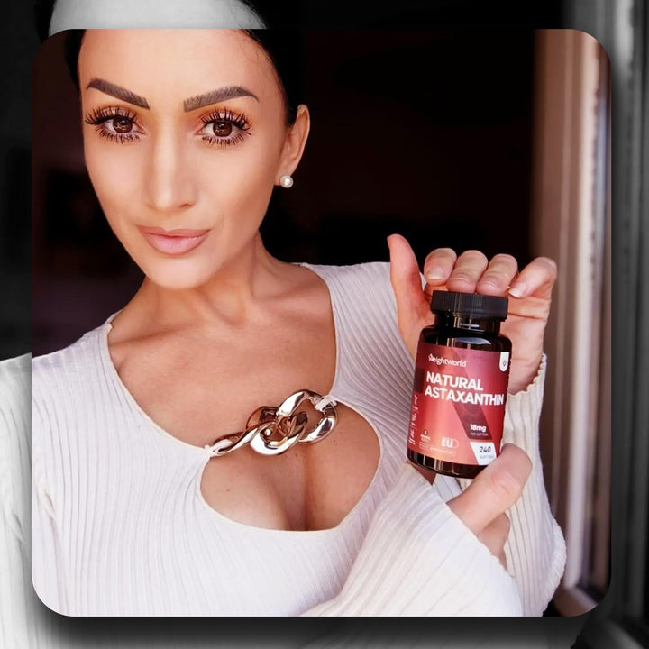 Natural Astaxanthin 18Mg - 240 Softgels - 8 Months Supply - Vegan Astaxanthin Supplements - Sourced from Haematococcus Pluvialis Algae - Non-Gmo & Gmp-Approved - for Both Men & Women