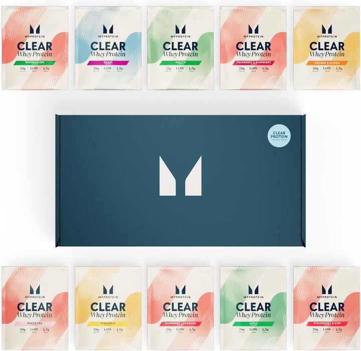 Clear Whey Protein Isolate Powder - Peach Tea - 488G - 20 Servings - Cool and Refreshing Whey Protein Shake Alternative - 20G Protein and 4G BCAA per Serving