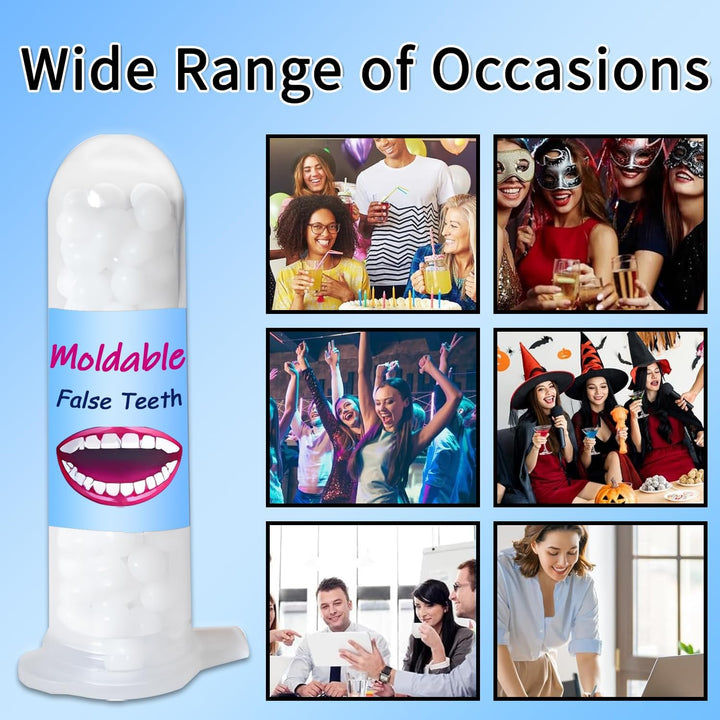 Tooth Filling Repair Kit,Dental Temporary Tooth Filling for Missing Broken Tooth Moldable Fake Teeth（10Ml）