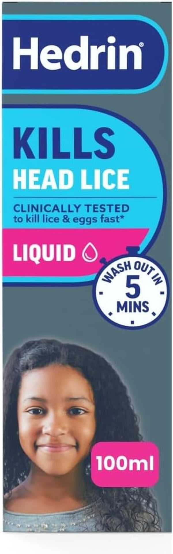 Kills Headlice Liquid Gel, Fast and Effective Lice and Nit Treatment, Kills Head Lice and Eggs, 4 Treatments, Clinically Tested, Suitable for Adults and Children, 100Ml