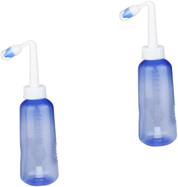 2Pcs Nasal Flush Nasal Irrigator Adult Nose Cleaner Hayfever Relief Nose