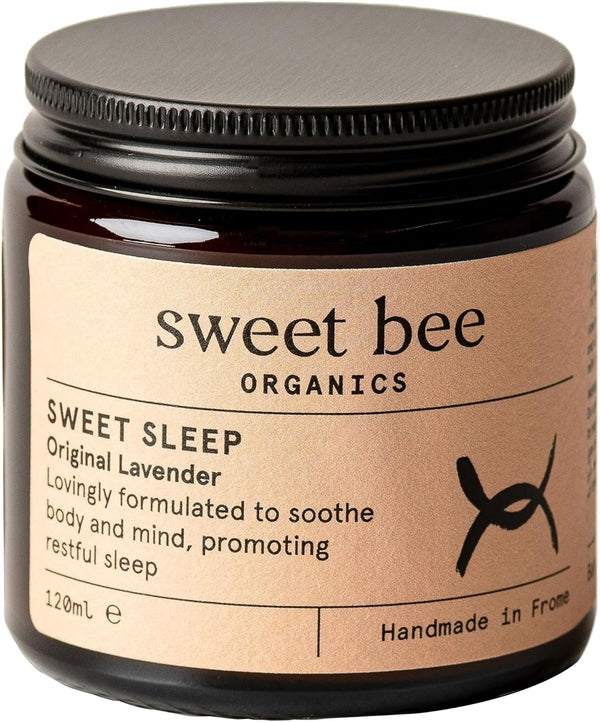 Sweet Bee Magnesium Butter - Soothing Magnesium for Sleep & Relaxation with Shea Butter - Moisturizing Magnesium Balm for Muscle Recovery - Nourishing Magnesium Cream for Sleep - Lavender 120Ml