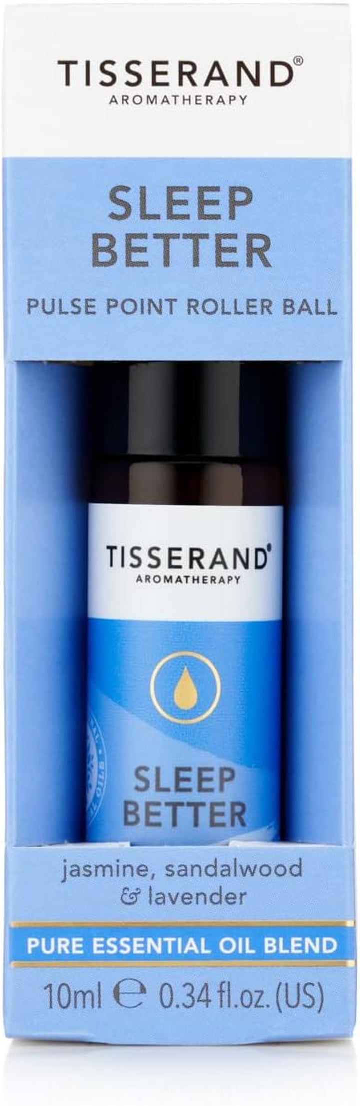 Aromatherapy - Sleep Better - Pulse Point Roller - Lavender, Jasmine & Sandalwood Essential Oils - 100% Natural Pure Essential Oils - 10Ml
