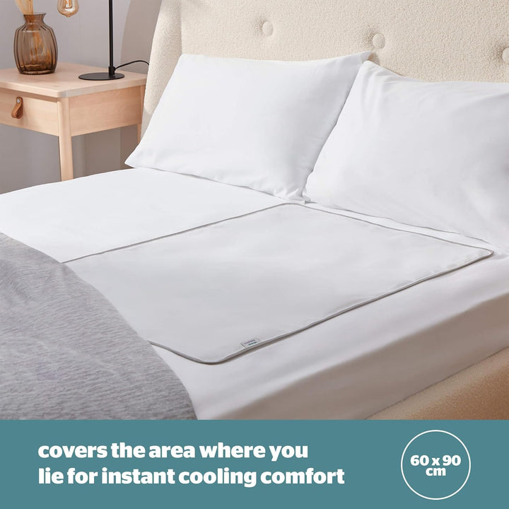 Restore Cooling Gel Pillow & Mattress Pad - Helps Absorb Body Heat Prevent Overheating - Improve Sleep Quality for Night Sweats Hot Flushes Menopause - Cool Mat for Bed Sofa Car Travelling