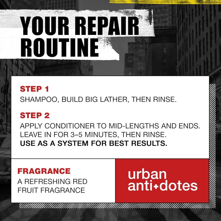 by TIGI Resurrection Shampoo & Conditioner Set - Deep Moisture Repair for Dry, Damaged Hair, Moisturising Salon Formula for Bond Care Treatment, with Colour Protect for Strength & Shine