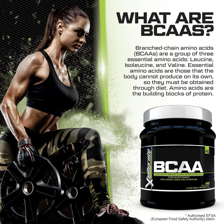 BCAA Amino Acid Tablets - 3000Mg per Serving - 425 Vegan Tablets Not Capsules or Powder - Supplement with Vitamin B6 2:1:1 - Made in the UK -