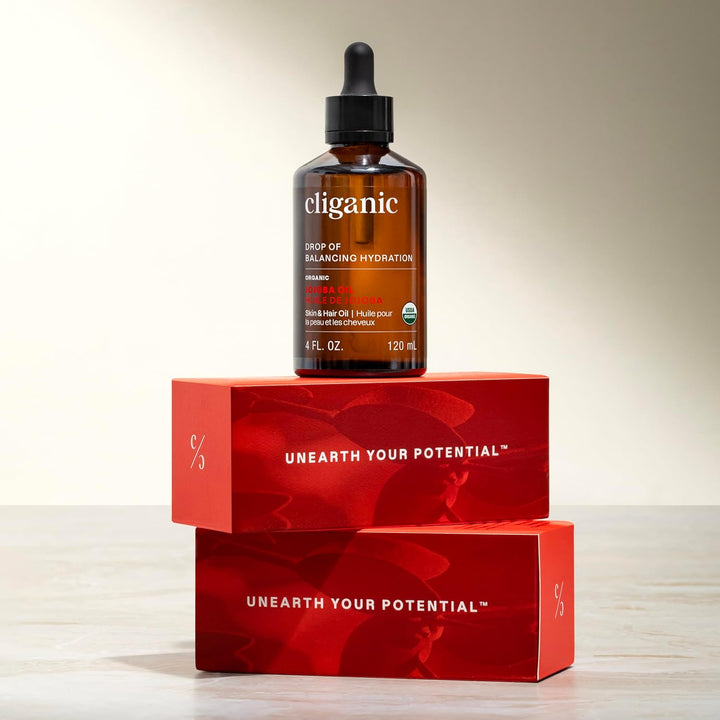 Certified Organic Moisturizing Jojoba Oil 120Ml | 100% Pure Natural Cold Pressed Unrefined, Hexane Free Carrier Oil | for Hair Face & Nails |  90 Days Warranty