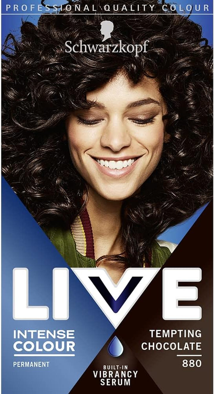 Schwarzkopf  Intense Colour, Long Lasting Permanent Brown Hair Dye, with Built-In Vibrancy Serum, up to 70% Grey Coverage, Urban Brown 088