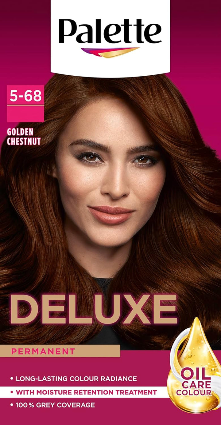 Deluxe Creme Colouration 4-0 Dark Brown Hair Dye, Permanent Hair Dye, Long-Lasting Hair Colouring with Moisture Retention Treatment and 100% Grey Coverage