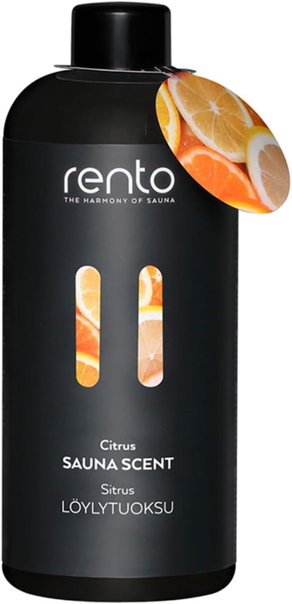 Citrus Scented Sauna Oil - 13.5 Fl Oz Original Finnish Sauna Oil, Long-Lasting Sauna Aromatherapy Essential Oil for Sauna Relaxation Lovers, Non-Greasy, Skin-Friendly Sauna Oil