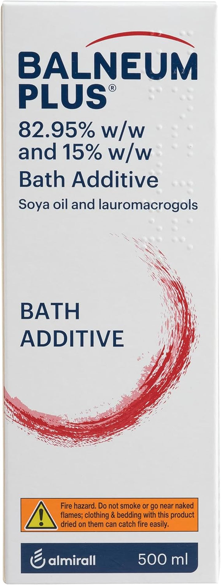 plus Bath Additive - Bath Oil with Lauromacrogols & SOYA Oil for Intensive Hydration, Softening & Soothing of Itchy & Dry Skin, Relaxing Bath Soak for Women & Men, 500Ml (Packing May Vary)