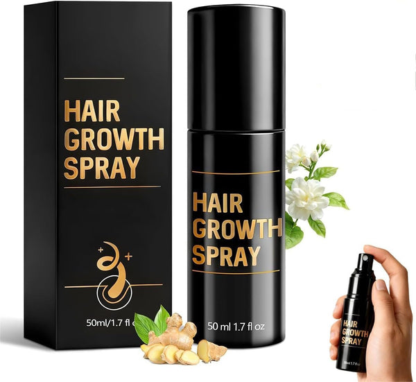 Hair Growth Spray, Hair Thickening Spray for Thinning Hair, Supports Fuller & Stronger Hair for Women & Men-All Hair Types-50Ml
