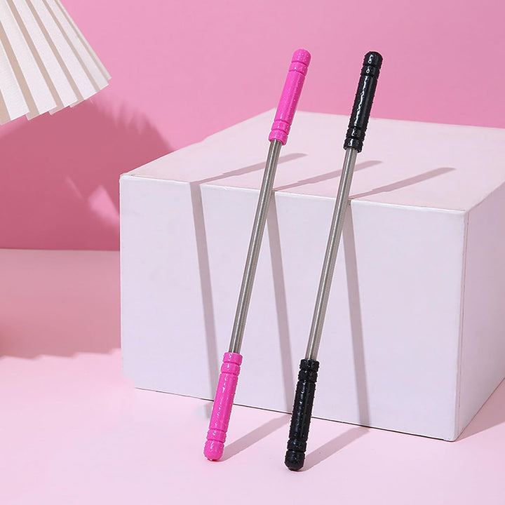 2 Pieces Facial Hair Remover Spring Multifunctional Threading Beauty Tool for Quick Hair Removal Effective Epilator Threading Tool for Women or Men (Black, Rose Red)