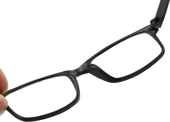 PROFLEX Sparespecs Reading Glasses (Value 3 Pack) - Lightweight, Impact & Scratch Resistant, Bendy, Flexible, Anti-Slip, Unisex (Mens + Womens) +1.0, +1.5, +2.0, +2.5, +3.0, +3.5, +4.0 - (Classic)
