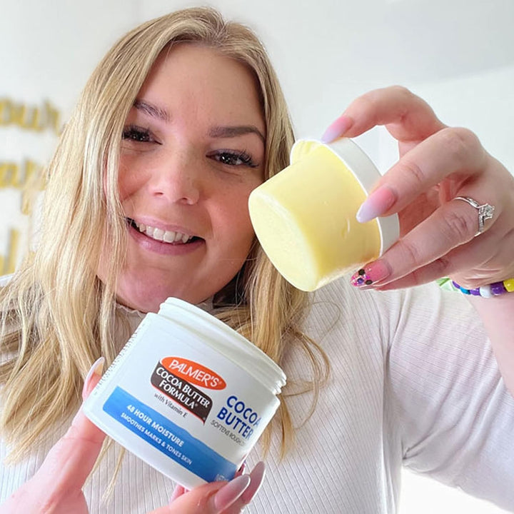 Palmer'S Nourishing Cocoa Butter Formula for Rough, Dry Skin - Silky Smooth Skin - Say Goodbye to Dryness 100G (With Cosmetic Spatula)