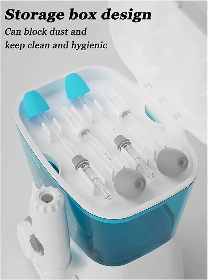 Nasal Wash Electric Neti Pot System for Sinus Relief - Pulsating Sinus Irrigation for Stuffy Nose & Allergy Relief - Nasal Rinse System