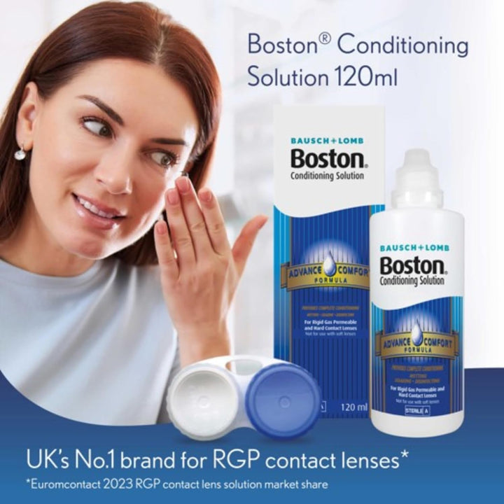 Advance Conditioning Solution, 120Ml - Condition Your Lenses - Cushions and Rehydrates for Comfortable Wear - for Rigid Gas Permeable (RGP) and Hard Contact Lenses