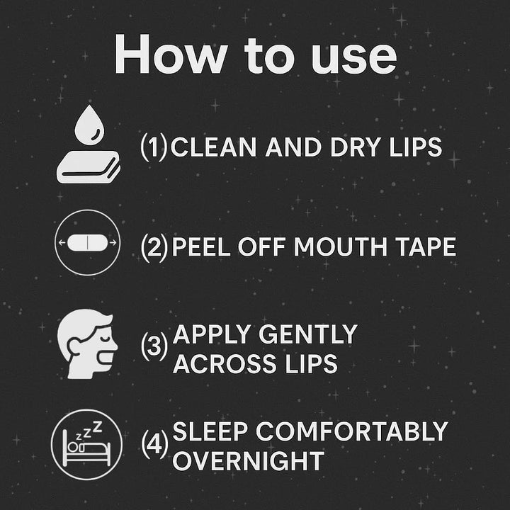 Sleep Tape | 31 X Hypoallergenic Mouth Strips | anti Snoring Device, Supports Nasal Breathing | Clinically Tested Dug Free Anti-Snoring Aids for All Genders