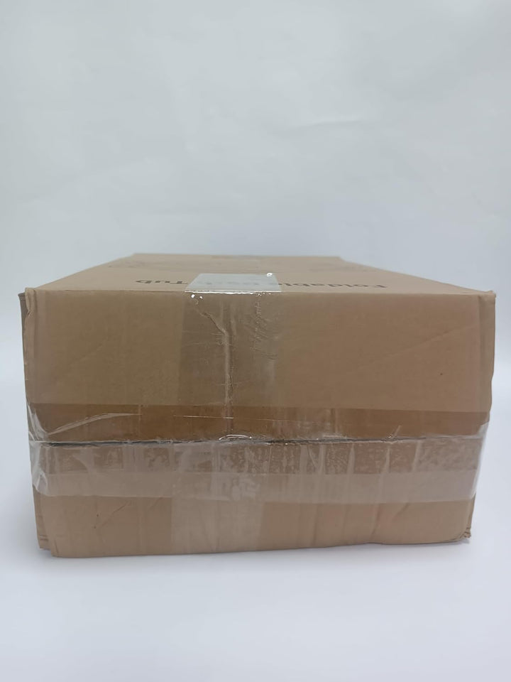 Baby Bath Tub Foldable Bathtub, Collapsible Toddler Bath Tubs with Baths Support Cushion Pad Seat Mat, Anti-Slip Portable Travel Shower Bathing Basin Folding Bathtubs for Newborn Toddler Infant (Grey)