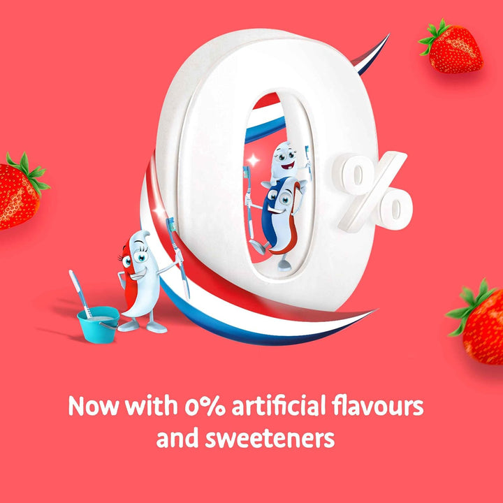 Paw Patrol Splash Toothpaste 3-8 Years, Kids Toothpaste, Strawberry Flavour, 75Ml