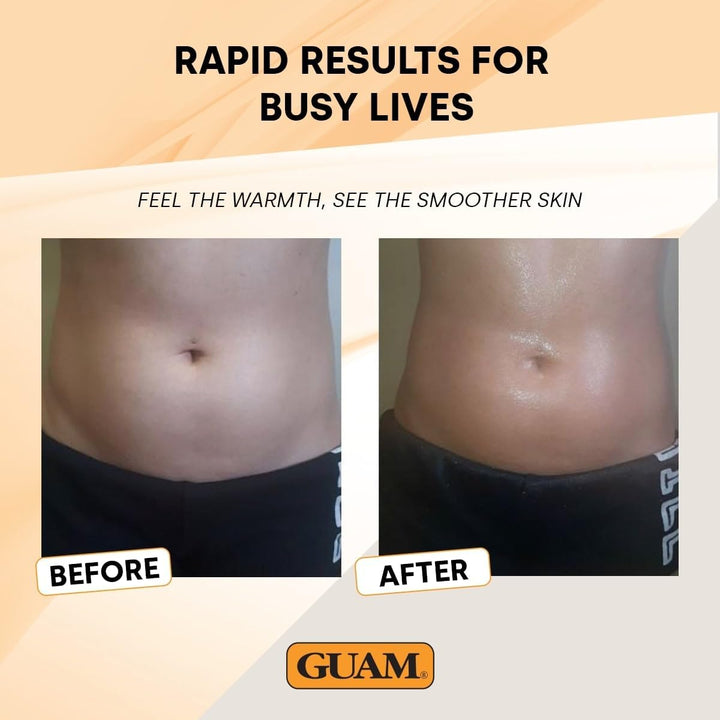 FIR anti Cellulite Seaweed Hot Body Mud - 500G Warm Cellulite Remover for Flat Tummy & Waist - Belly Tightening Skin Firming Cream - 15Min Fast Formula to Boost Skin Microcirculation & Elasticity