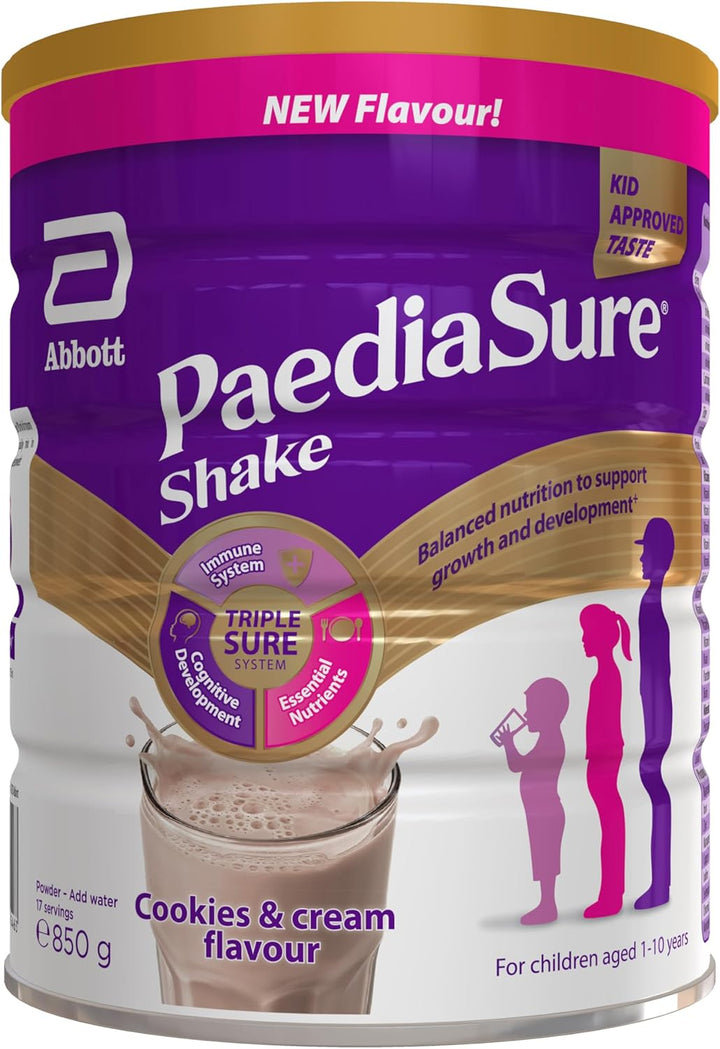 Paediasure Shake – Chocolate Flavour – 850G – Balanced Nutritional Supplement Drink – Multivitamin for Kids – with Protein, Carbohydrates & Minerals – Supports Growth & Development – Vegetarian