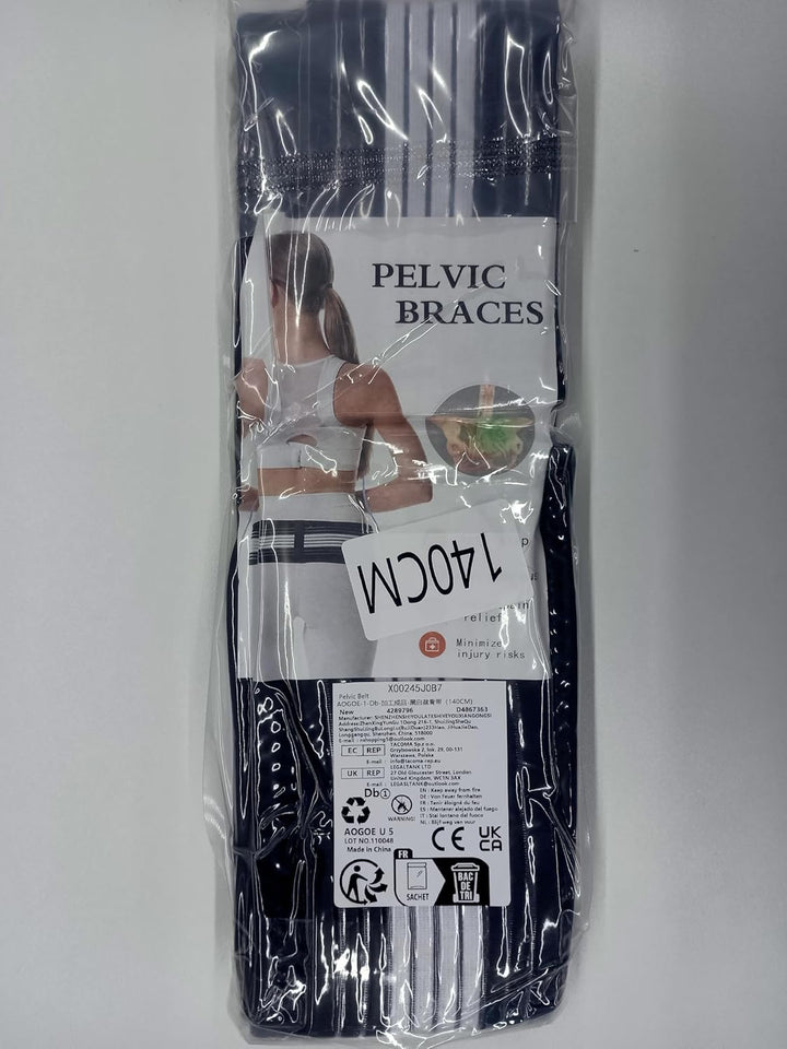 Sacroiliac SI Joint Hip Belt, Sacroiliac Hip Support Band for Men Women, Lower Back Support Brace, Applicable for Pelvis, Lumbar, Nerve, Leg, 140CM