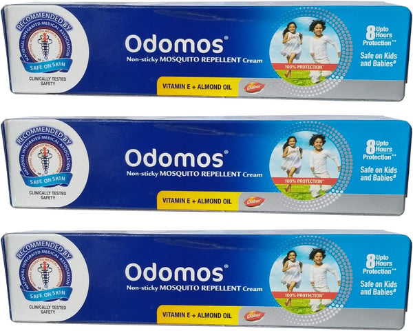 3 Advanced Odomos Mosquito Repellent Cream 50G X 3 = 150G