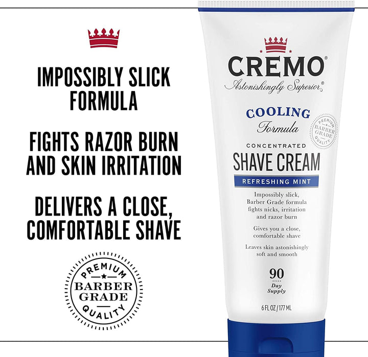 - Cooling Concentrated Shave Cream for Men - Fights Razor Burns - 177Ml
