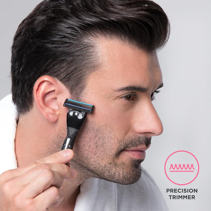 Men'S 5 Blade Razor + 6 Refills