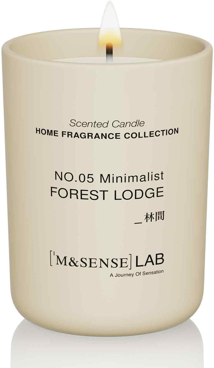 Natural Soy Candle Non Toxic Oud Wood Scented Candles for Home Small Jar Candles 150G 30 Hours Burn Time Minimalist Aromatherapy Candle Gift for Relaxation, Stress Relief,Mediation